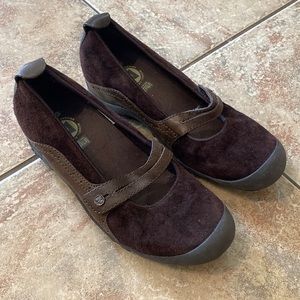 Merrell Plaza Bandeau Mary Jane Loafers‎ Womens 8 Chocolate Brown